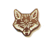 Load image into Gallery viewer, Red Fox Enamel Pin
