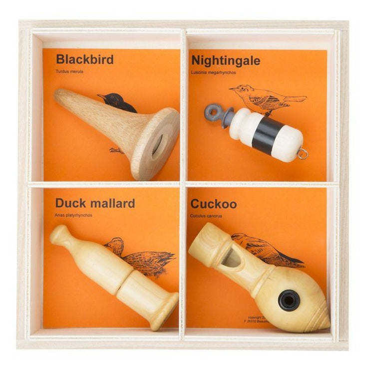Bird Calls set of 4 'Simple'
