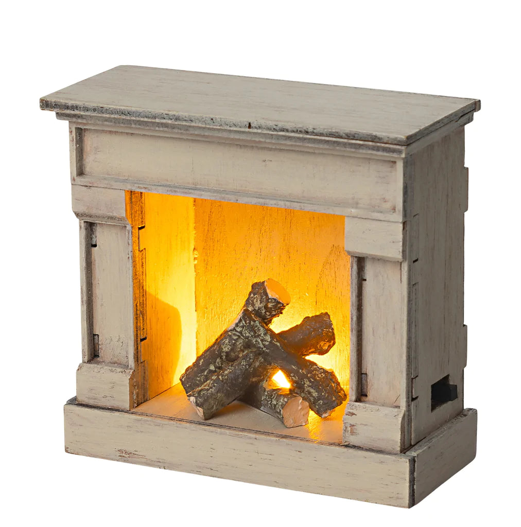 Miniature Fireplace | Off-White