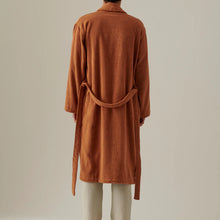 Load image into Gallery viewer, Unisex Terry Bathrobe | Toffee
