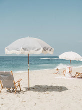 Load image into Gallery viewer, Premium Beach Umbrella | Navy Stripe

