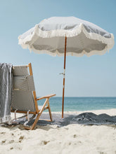 Load image into Gallery viewer, Premium Beach Umbrella | Navy Stripe
