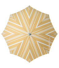 Load image into Gallery viewer, Premium Beach Umbrella | Vintage Yellow Stripe
