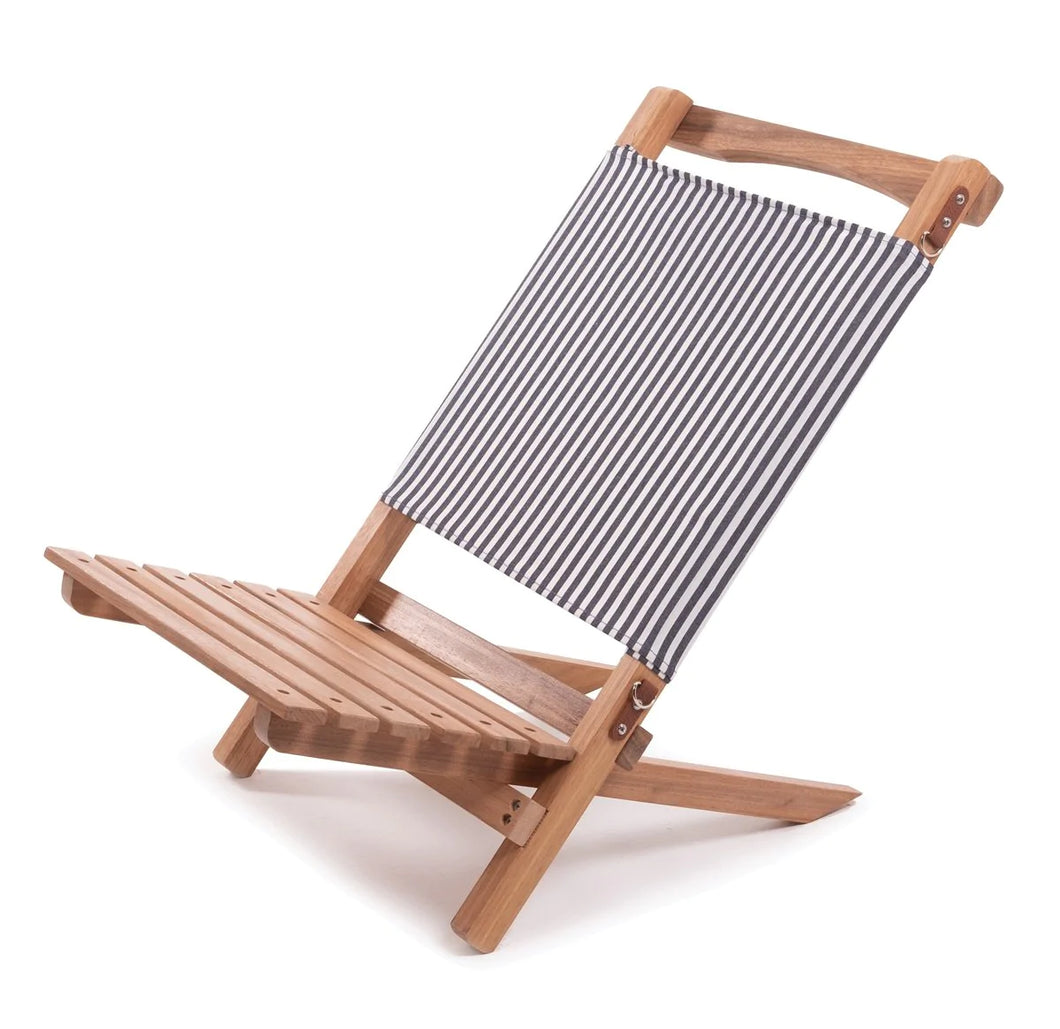2 Piece Chair | Navy Stripe