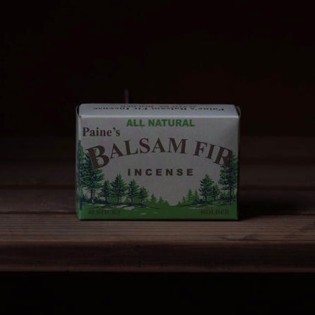 Balsam Fir Tall Incense Sticks and Holder
