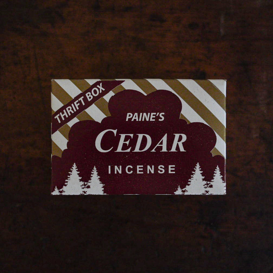 Cedar Incense Cones and Holder