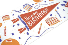 Load image into Gallery viewer, Happy Birthday Pennant Card
