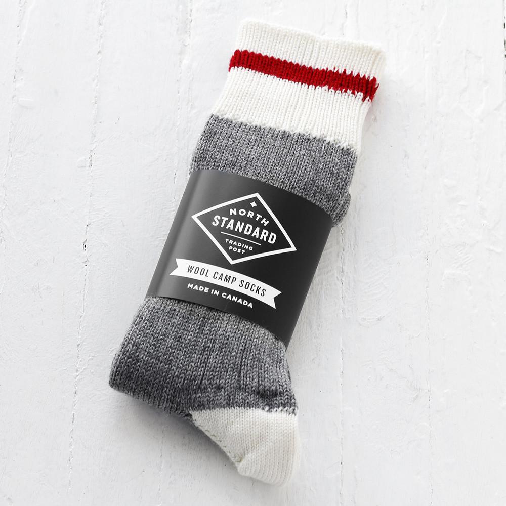 Wool Camp Sock | Red