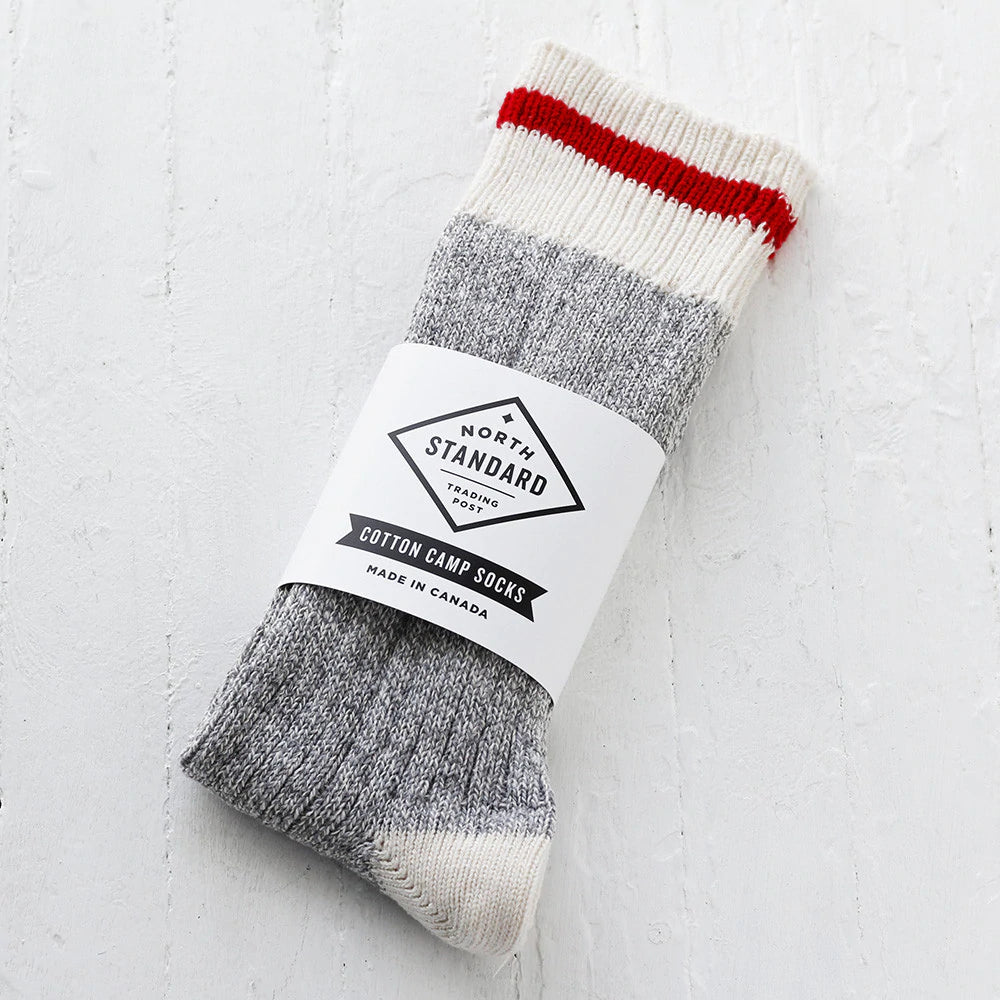 Cotton Camp Sock | Red