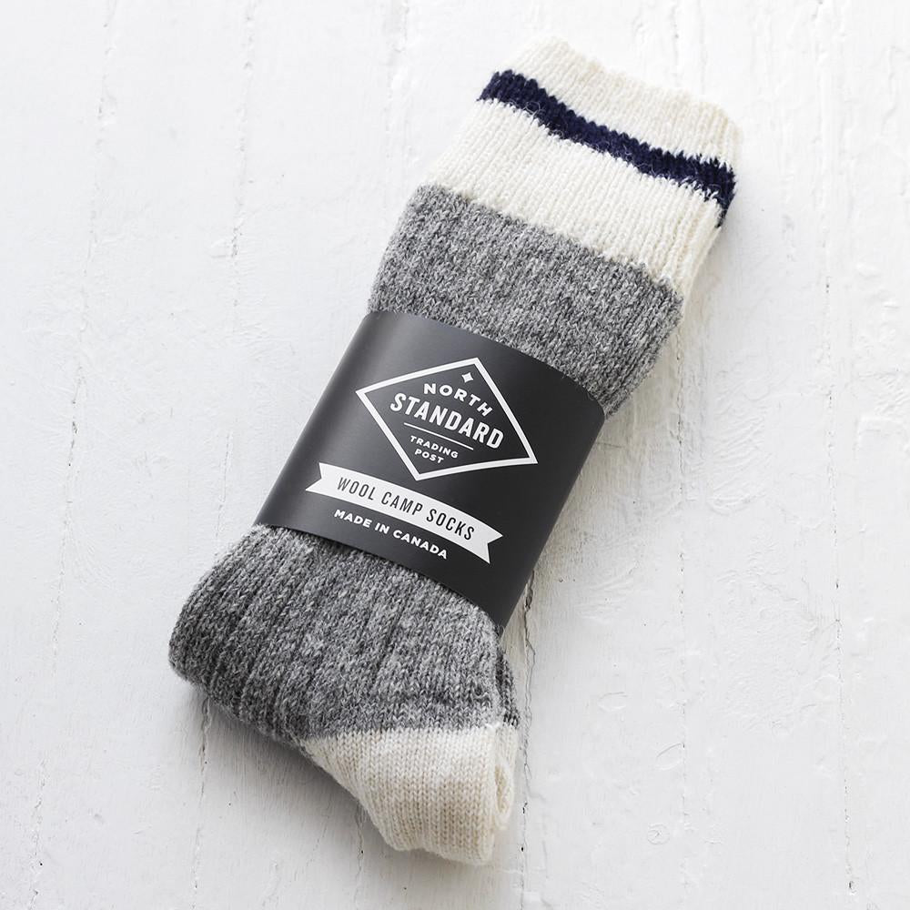 Wool Camp Sock | Navy