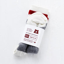 Load image into Gallery viewer, Wool Youth Camp Sock | Red
