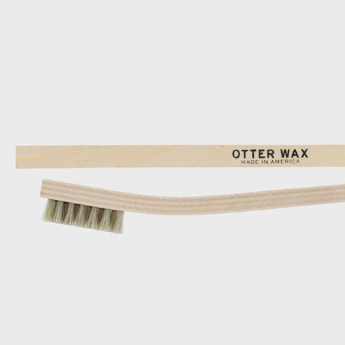 Otter Wax Premium Horsehair Shoe Brush