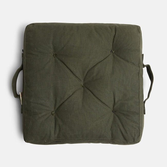 Camp Fire Padded Seat Cushion | Forest