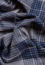 Load image into Gallery viewer, Lambswool Scarf | Brown Glen Check

