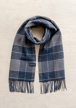 Load image into Gallery viewer, Lambswool Scarf | Brown Glen Check
