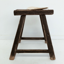 Load image into Gallery viewer, Elm Workers Stool I Dark
