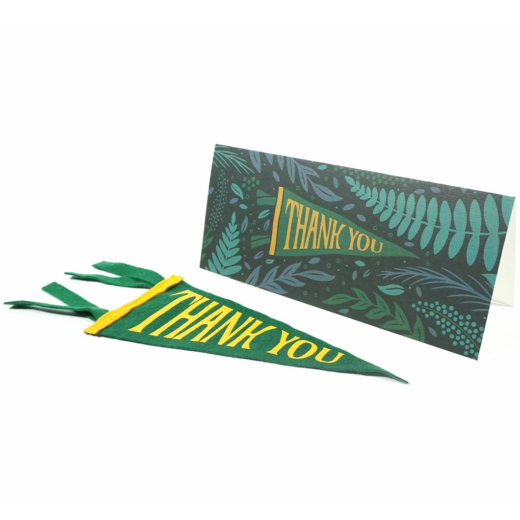 Thank You Pennant Card