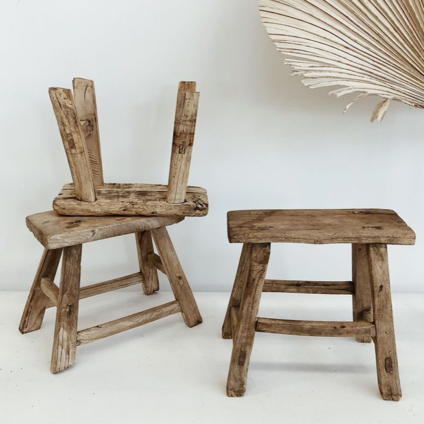 XS Elm Stool