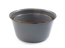 Load image into Gallery viewer, Enamel Mixing Bowls Set of 2 | Slate Grey
