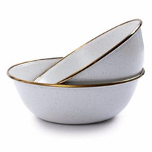 Load image into Gallery viewer, Enamel Bowl Set of 2 | Eggshell
