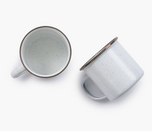 Load image into Gallery viewer, Enamel Cup Set of 2 | Eggshell
