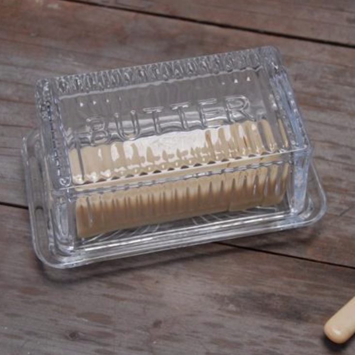 Glass Butter Dish