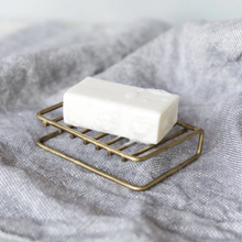 Load image into Gallery viewer, Brass Wire Soap Stand
