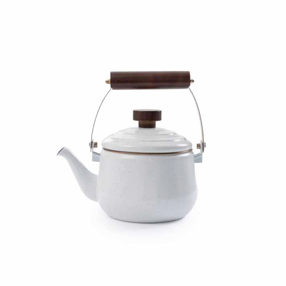 Enamel Teapot | Eggshell