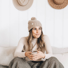Load image into Gallery viewer, Tasman Beanie | Fawn (with or without pom pom)
