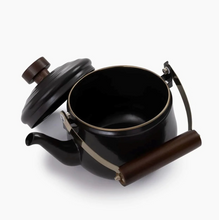 Load image into Gallery viewer, Enamel Teapot | Charcoal
