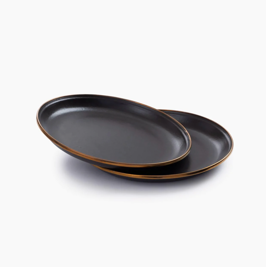 Side Plates Set of 2 | Charcoal