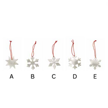 Load image into Gallery viewer, Snow Flake Ornaments | Silver
