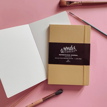 Load image into Gallery viewer, Ochre Hardcover Watercolour Journal | Cold Pressed

