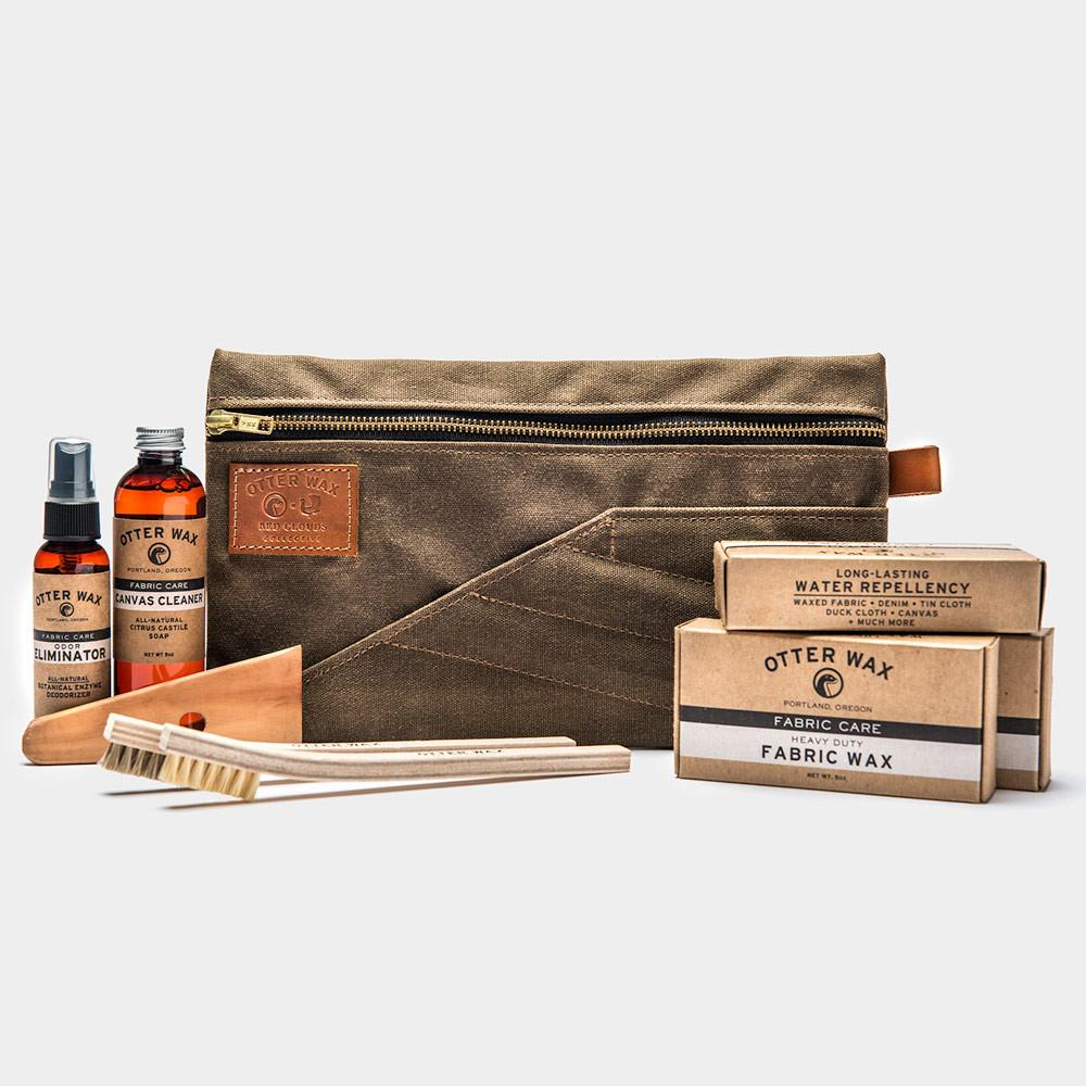 Waxed Fabric Care Kit I Otter Wax x Red Clouds