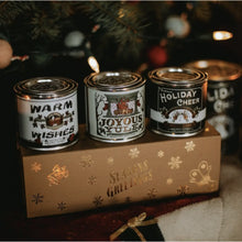 Load image into Gallery viewer, Seasons Greetings Holiday Candle Gift Set
