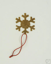 Load image into Gallery viewer, Snow Flake Ornaments | Brass
