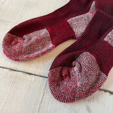 Load image into Gallery viewer, Merino Wool Trail Sock | Burgundy
