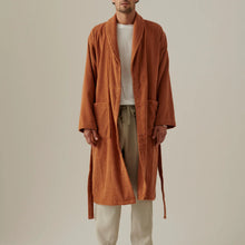 Load image into Gallery viewer, Unisex Terry Bathrobe | Toffee
