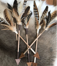 Load image into Gallery viewer, Handmade Feather Arrow
